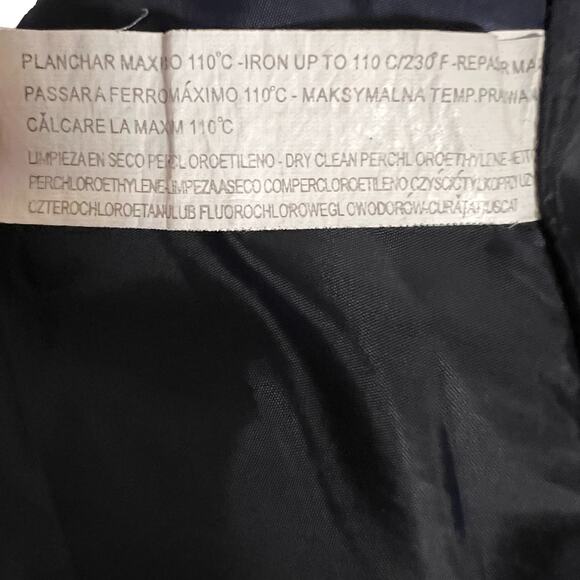 VTG Spain CiGirls Suede Like Scalloped Navy Lined Pinafore Holiday Recital 7/8 - Picture 12 of 13